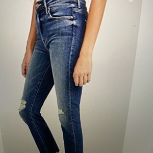 MOTHER The Insider Crop Step Chew